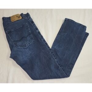 American Eagle Slim Straight Jeans Women 27 Dark Wash Denim Pants